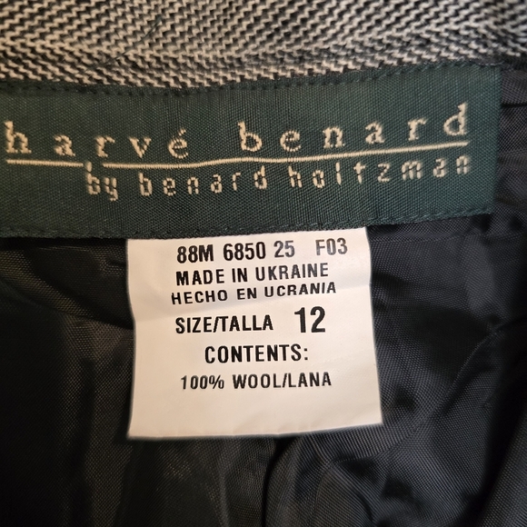 Vintage Harve Benard 100% Wool Pants Size 12 Gray - Picture 5 of 14